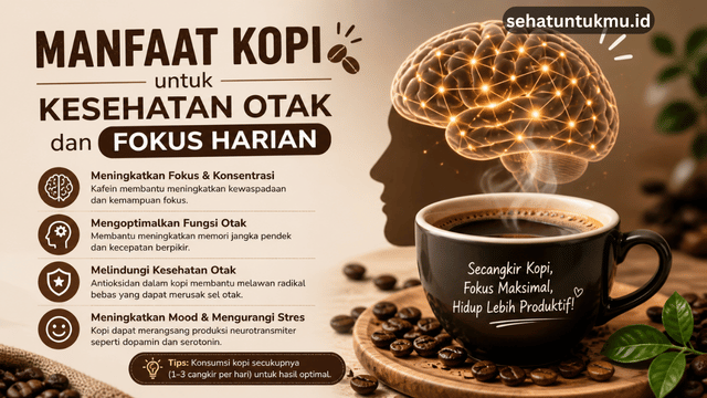 Manfaat Kopi untuk Kesehatan Otak dan Fokus Harian