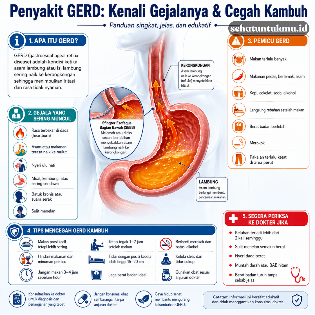 Cara Mengurangi Gejala GERD, Anak Muda Wajib Tahu